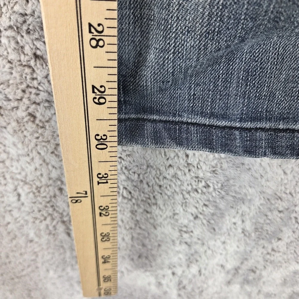 Vintage Levis Blue Star Jeans Mens Blue Buckle Back Honeycomb Zip Fly Fits 32x30